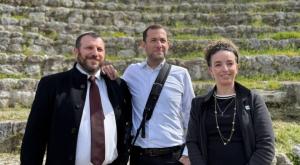 יוסי דגן, עידית סילמן ועמיחי אליהו צילום: רועי חדי התיישבות