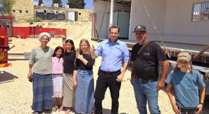 הצבת גן ילדים אחרי 21 שנה צילום: רועי חדי התיישבות