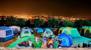 קמפינג בגינה בירושלים צילום: מיטל איזביצקי הורים וילדים