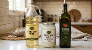 שמן זית, שמן קוקוס ושמן קנולה צילום: gemini אוכל