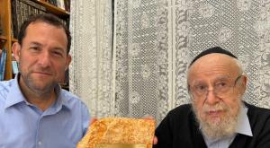 יוסי דגן והרב דב ליאור צילום: רועי חדי חדשות