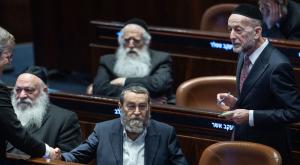חבר הכנסת אורי מקלב (מימין) צילום: Yonatan Sindel,Flash90 חדשות