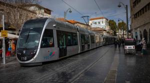 הרכבת הקלה בירושלים צילום: Yonatan Sindel,Flash90 חדשות