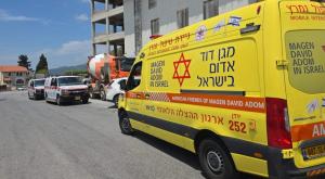 זירת האירוע צילום: מד"א מבזקים