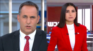 מגי טביבי ואודי סגל צילום: צילומי מסך, ערוץ14 ו-13 טלוויזיה