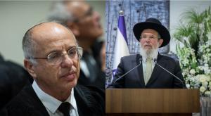 הרב קלמן בר מגנה את התקיפות נגד סולברג צילום: פלאש 90 חדשות