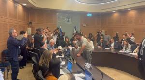 מהומה בדיון על חוק יסוד לימוד התורה צילום: ללא חדשות