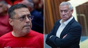 השאלה של כספית גרמה לגנץ להתחרפן צילום: פלאש 90 חדשות