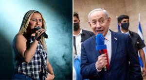 נתניהו, מתייצב לצד עדן בן זקן צילום: פלאש 90 ברנז'ה