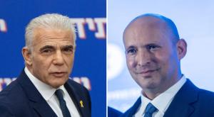 בנט ולפיד צילום: פלאש90 וקנבה חדשות