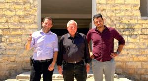 השר אבי דיכטר בשומרון צילום: רועי חדי חדשות