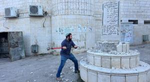 מנפץ אנדרטה צילום: דוברות חדשות