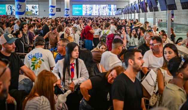 שיבושים קשים בנתב"ג צילום: Avshalom Sassoni,Flash90 חדשות