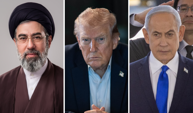 נתניהו, טראמפ וחמינאי צילום: פלאש90, שאטרסטוק וקנבה חדשות