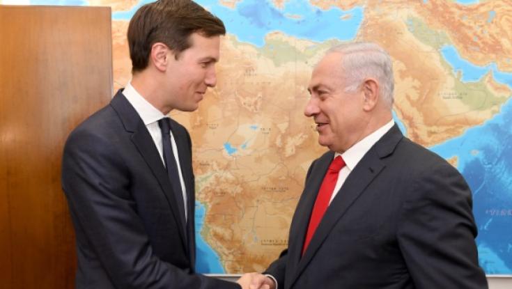 ג'ארד קושנר: הנשיא טראמפ היחיד שהצליח לקבל מהישראלים הסכמה על מפת חלוקת שטחים