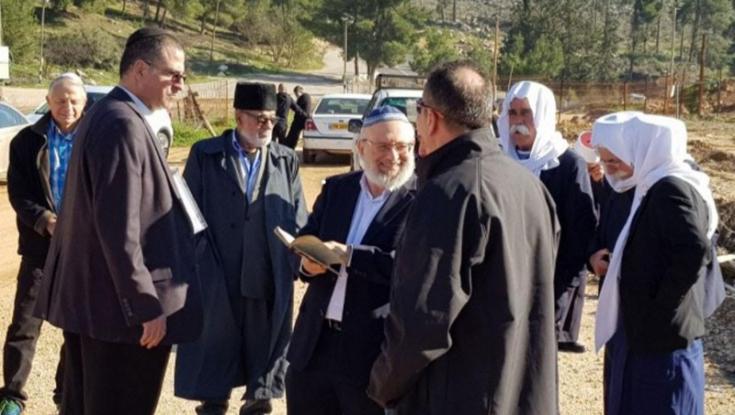אנשי דת מארבע דתות נשאו תפילה למען בריאות כלל תושבי הארץ