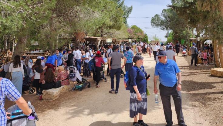 אלפים באתרי התיירות בבנימין, שיא המבקרים נרשם באתר שילה הקדומה
