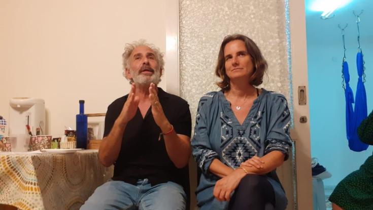 כששי אביבי ומיכל ליבדינסקי הגיעו להרצות על זוגיות לדוסים פרק ב