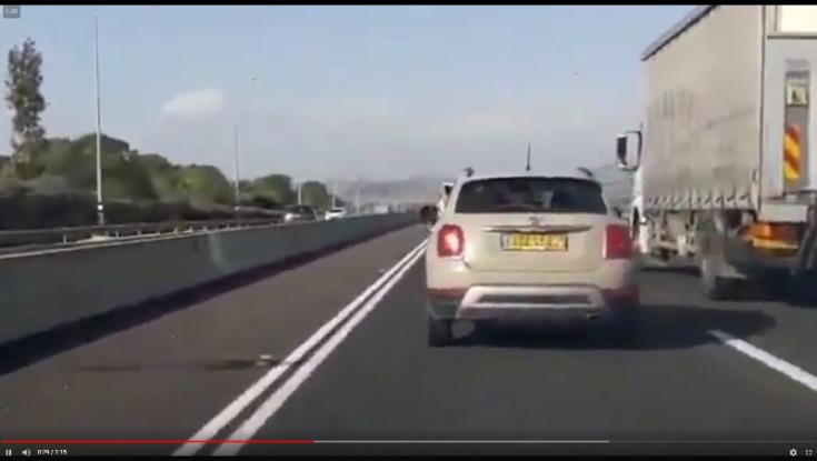תיעוד מצמרר: נהג נוסע בנתיב הנגדי במשך דקות ארוכות 