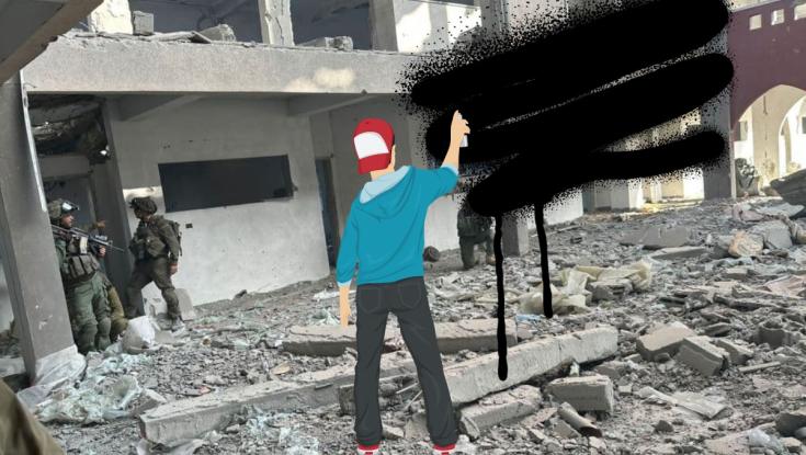 זאת הסיבה שבצה"ל הורו לחיילים למחוק את הגרפיטי מהבתים בעזה