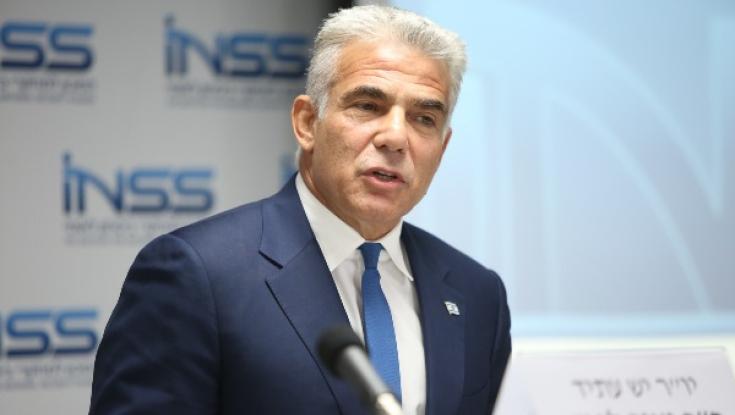 "אני לא מאמין לפלסטינים": לפיד מציג את תפיסתו המדינית