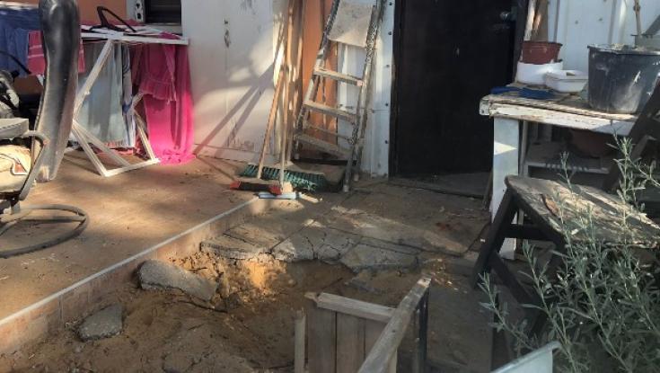 תיעוד: תקיפות חיל האוויר בעזה ופגיעה בבית באשכול
