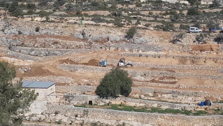 תיעוד: השתלטות ערבית על אדמות בגוש עציון