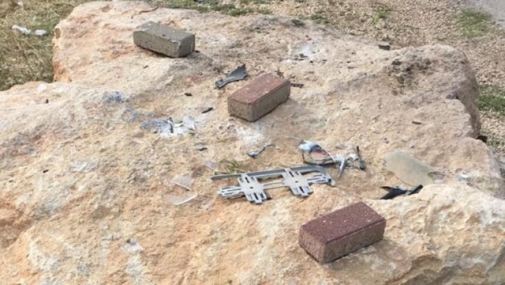 בפעם השלישית ברציפות ביום הזיכרון: הושחתה אנדרטה לזכרו של נרצח בשומרון