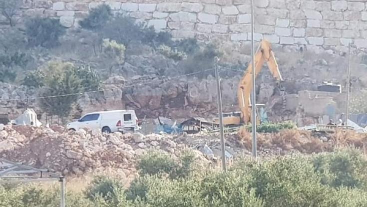 7 שנים לאחר הוצאת הצו: פונו מבנים פלסטינים בלתי חוקיים בשומרון