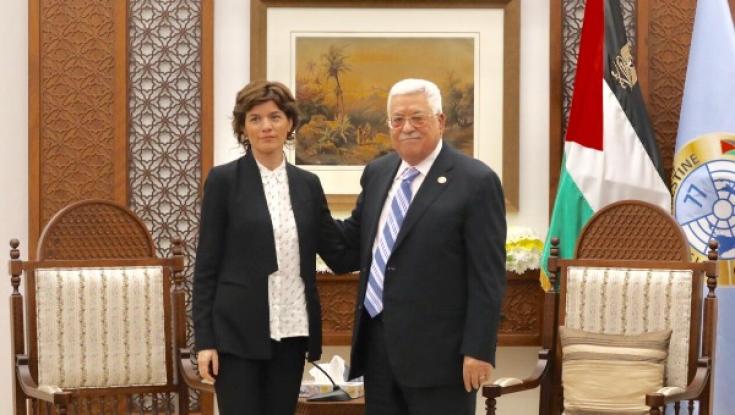 אבו מאזן לאחר פגישתה עם זנדברג: "דרישתנו היא לדון בגבולות 67"