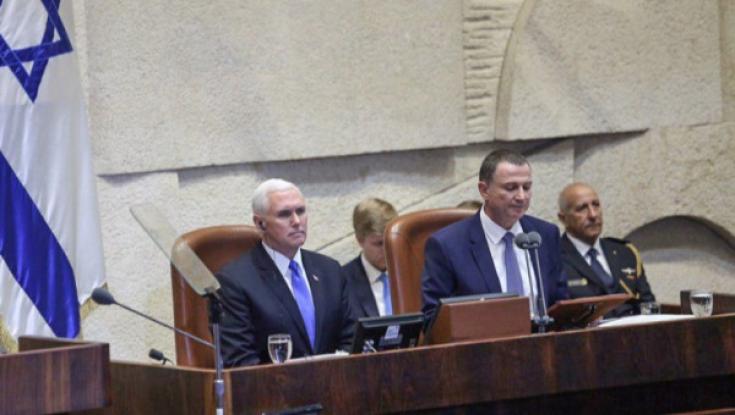 מי הרב שסגן נשיא ארה"ב נעזר בו בכתיבת נאומו בכנסת?