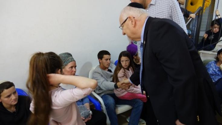 נשיא המדינה לתמר אטינגר: "זעקתך מהדהדת מקצה הארץ ועד קצה"