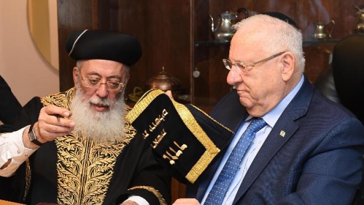 ריבלין מכר את החמץ בבית הנשיא