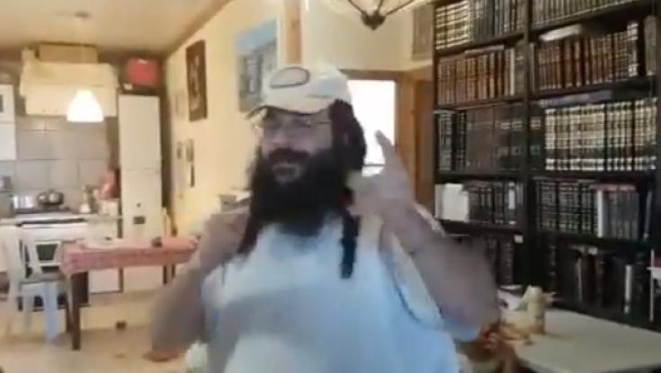 צפו: הרב רזיאל שבח הי"ד רוקד בציפייה למשיח