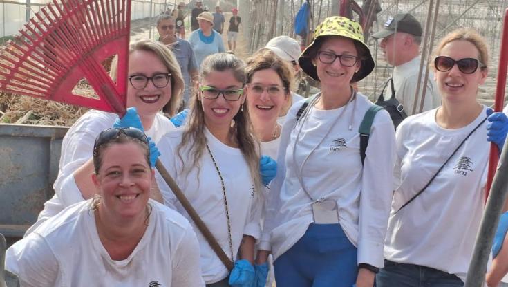 מעבודה עם מפונים לעבודה עם מלפפונים