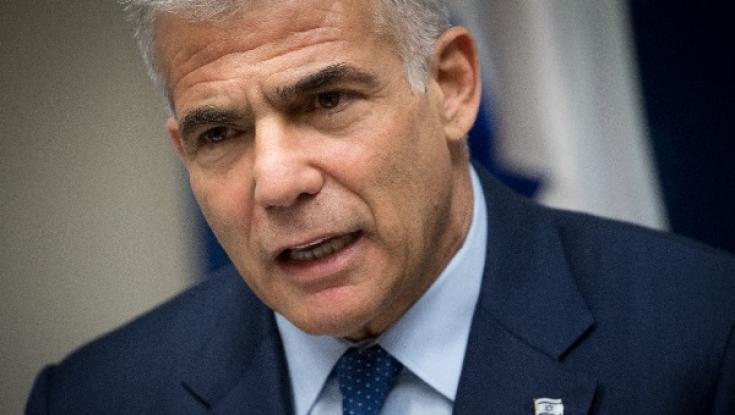 לפיד על נסיון הצעת הגינוי של הח"כים הערבים: "חרפה וחתרנות"