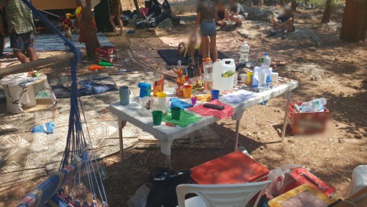 סמים ואלכוהול: משטרת ישראל חשפה מסיבת טבע סמוך למודיעין&nbsp;