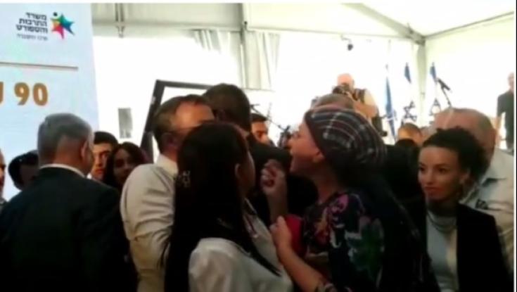 צפו: אורית סטרוק צועקת על נתניהו בחברון
