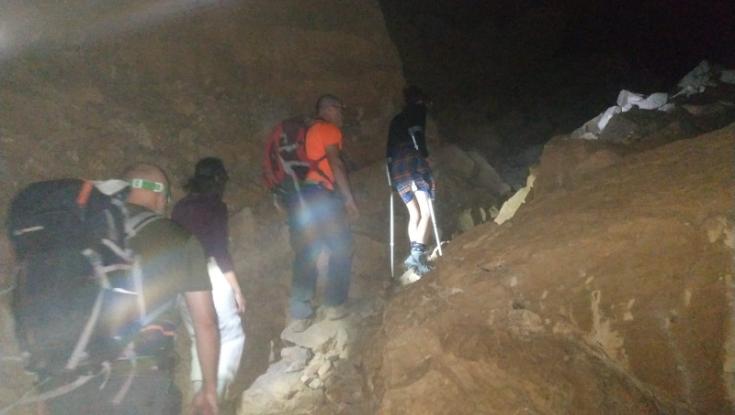 צפו: חילוץ דרמטי במדבר יהודה בליל שבת - וקידוש בסיומו