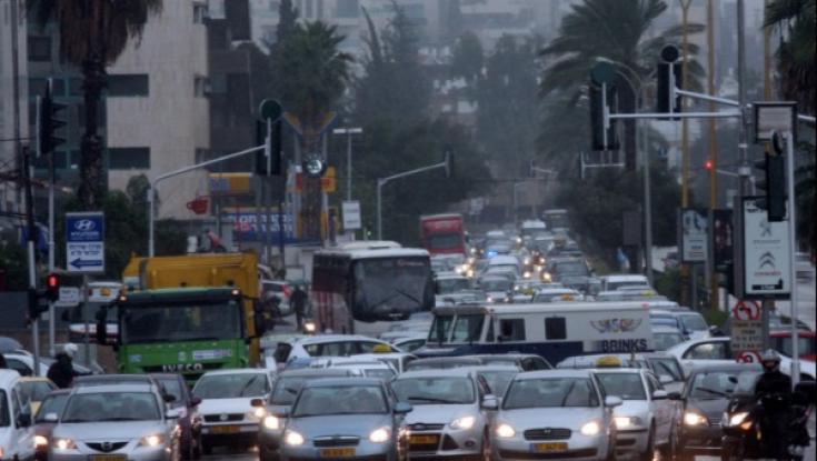 היום בירושלים: עומסי תנועה כבדים