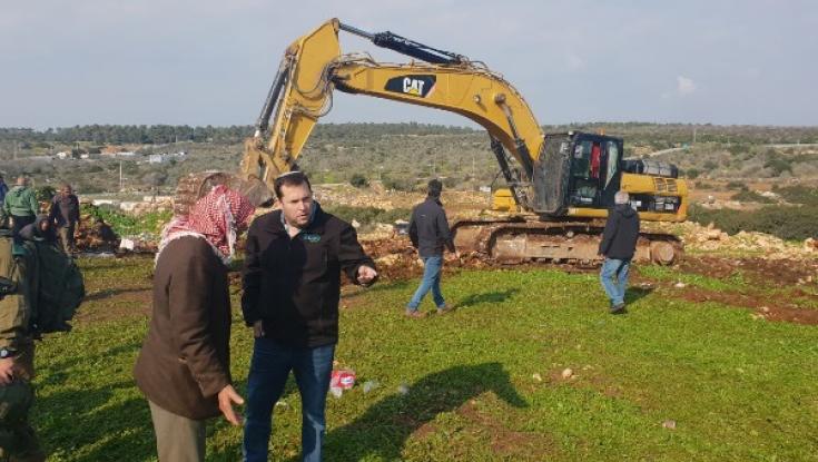 עימותים סביב עבודות הקמת גדר ביישוב בשומרון