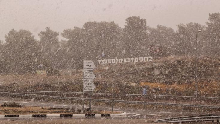הפוגה קלה בגשמים, קור עז ושוב גשם ושלג: תחזית מזג האוויר