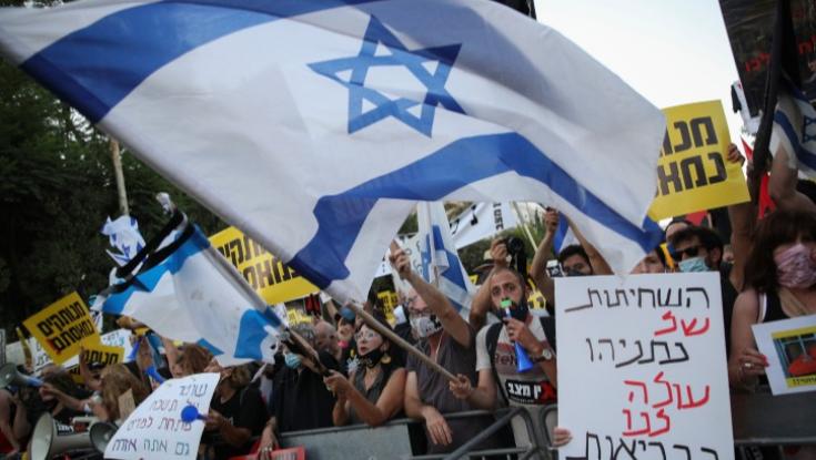 55 חולי קורונה שהו בהפגנות בבלפור - 20 בחודש האחרון