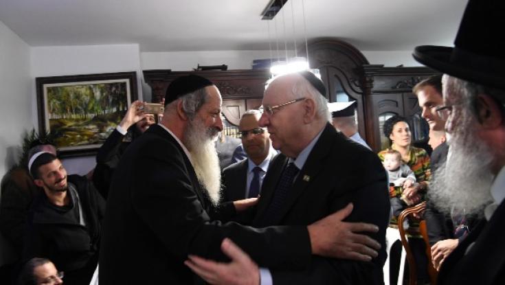 הנשיא בניחום אבלים במשפחות החללים: "מוכרחים להגן על ארצנו"