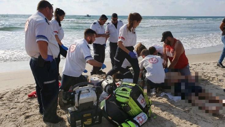 טרגדיה בחוף: גבר ואישה טבעו למוות