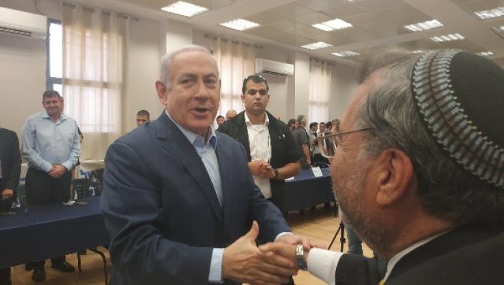 נתניהו באפרת: "אף יישוב ואף מתיישב לא ייעקר, מה שנבנה פה יישאר לנצח"