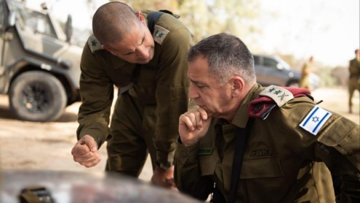 הרמטכ"ל קיים הערכת מצב באוגדת עזה