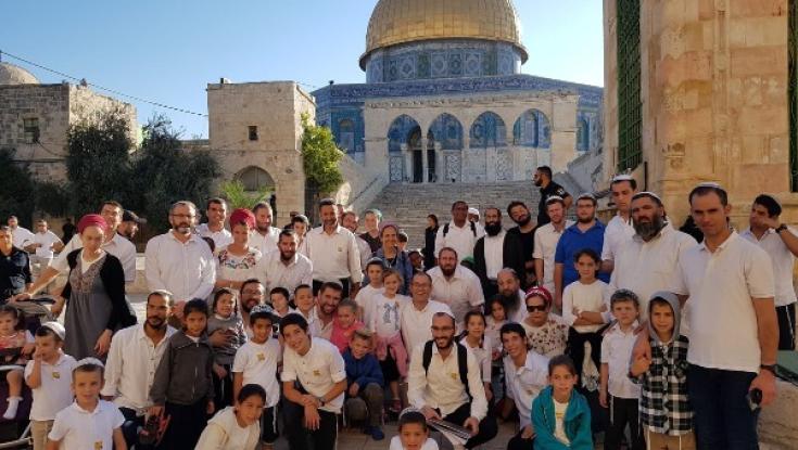 עולים לרגל: יותר מאלפיים יהודים עלו להר הבית