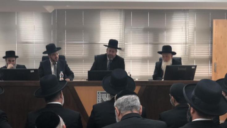נשיא בית דין הגדול בביקור בבתי הדין בחיפה