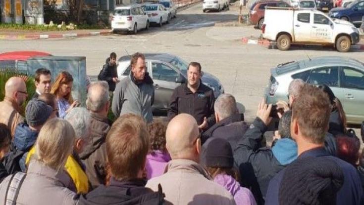 הסיור שהסתבך: ראש המועצה התעמת עם עיתונאים
